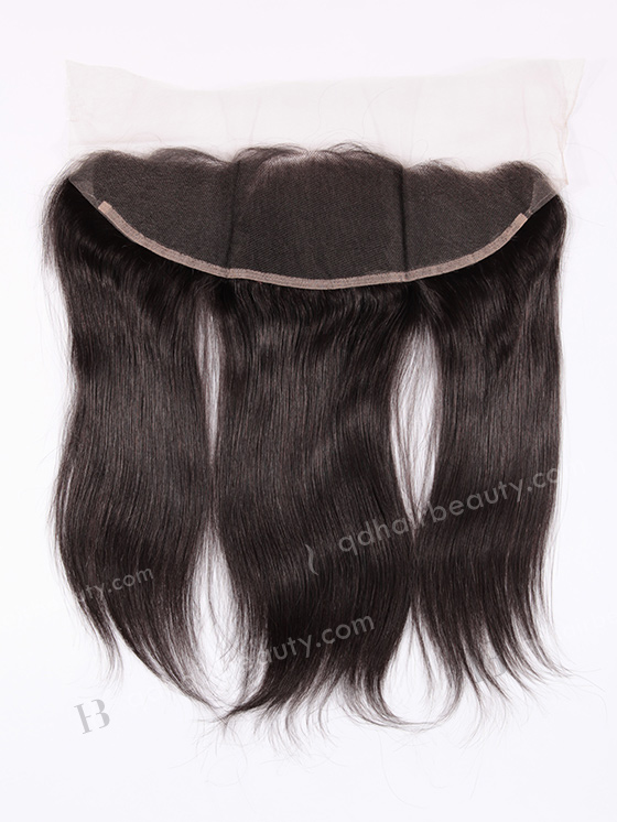 In Stock Indian Remy Hair 14" Straight Color 1b# Lace Frontal SKF-003